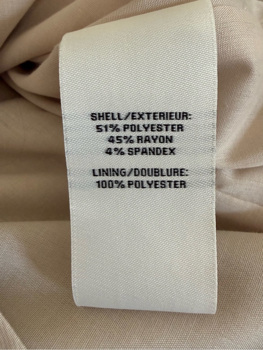 Bagatelle Cream Sleeveless Blazer Vest XL - Picture 7 of 10